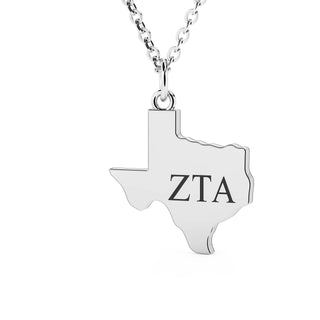 Collar sólido de Texas Zeta Tau Alpha